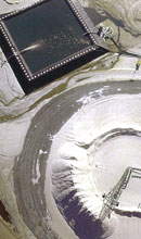 Production of silica sand