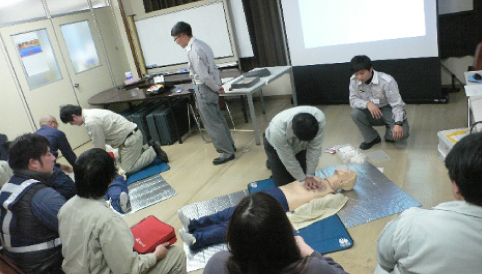 First aid training